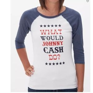Cowgirl Justice Johnny Cash T-Shirt XL